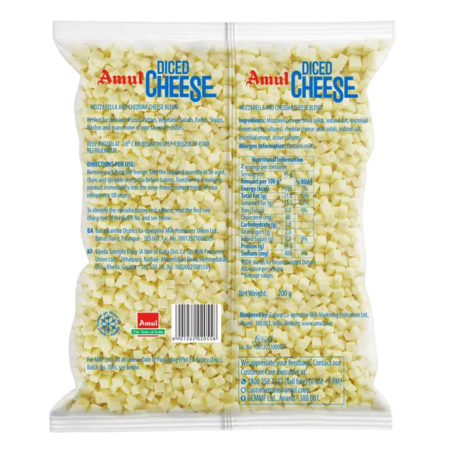 Amul Diced Blend Cheese