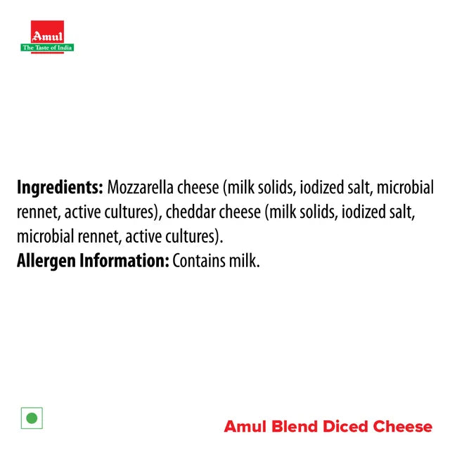 Amul Diced Blend Cheese