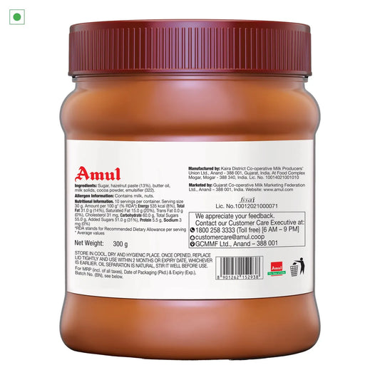 Amul Choco Spread Hazelnut