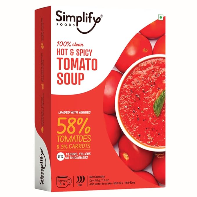 Simplify Hot & Spicy Tomato Soup 40g
