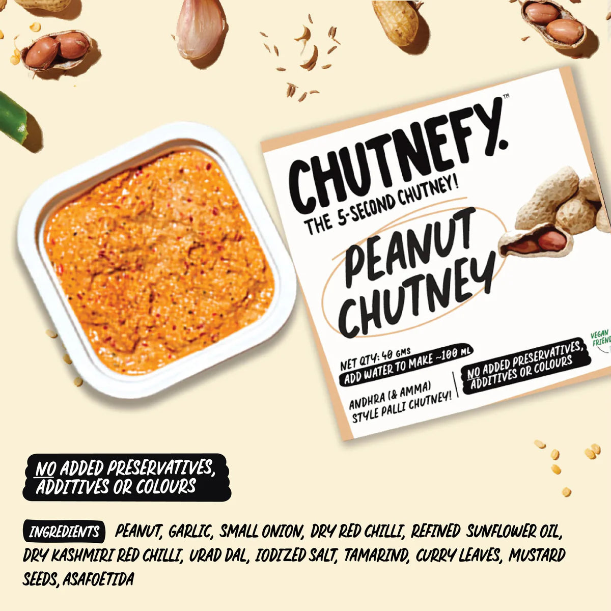 Chutnefy Peanut Chutney 75g