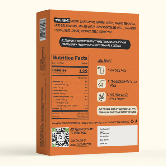 Chutnefy Spicy Onion Chutney 75g