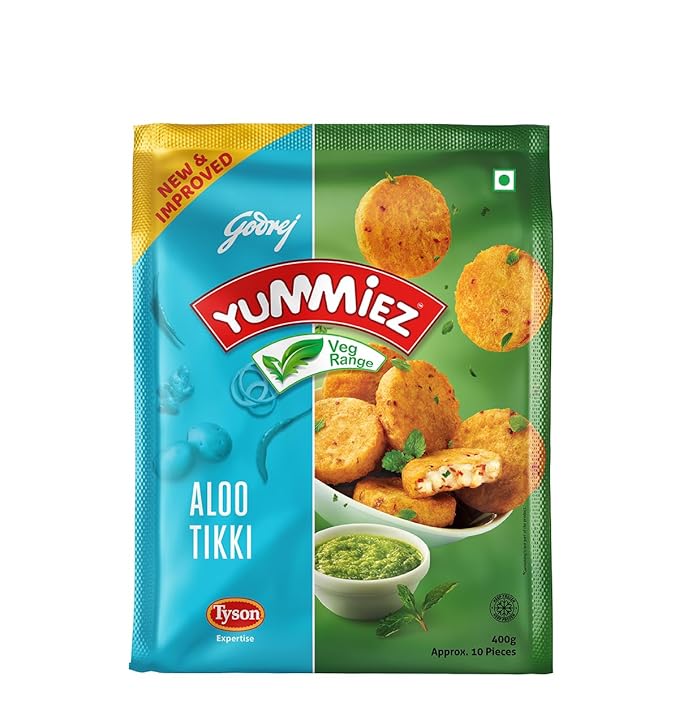 Godrej Yummiez Aloo Tikki 400gm