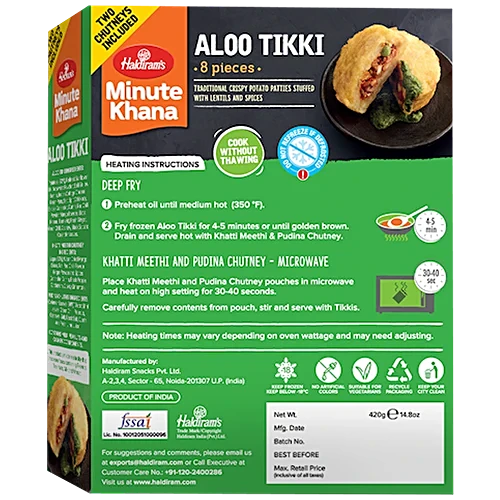 Haldiram's Frozen Tikki Aloo