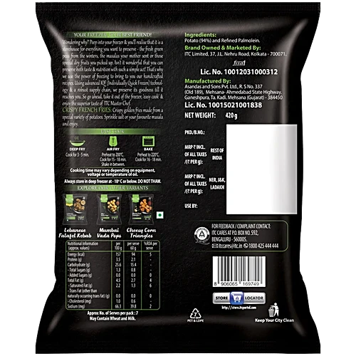 ITC Master Chef Crispy French Fries Frozen