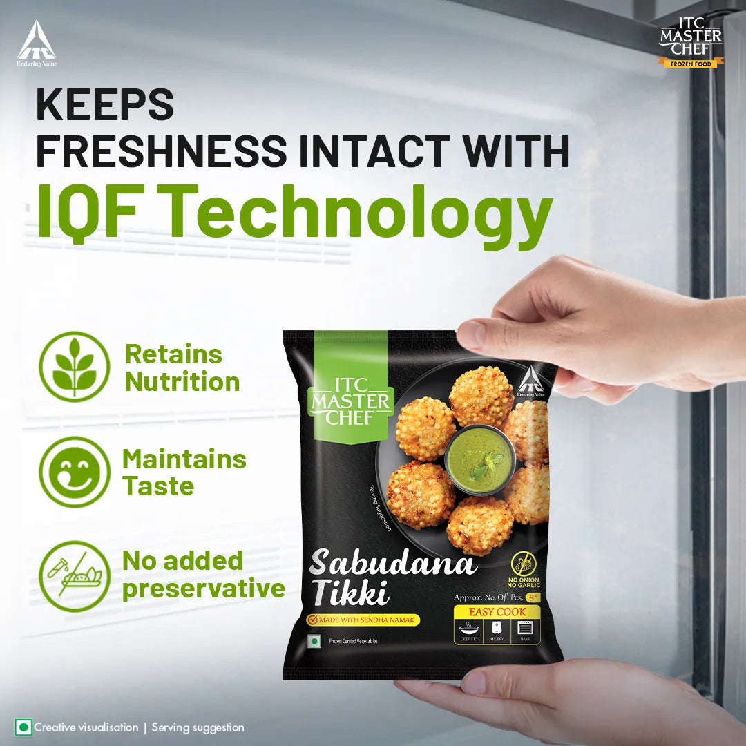ITC Master Chef Sabudana Tikki Frozen