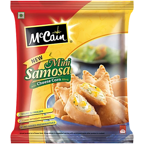 McCain Cheese Corn Samosa Frozen- 240 g