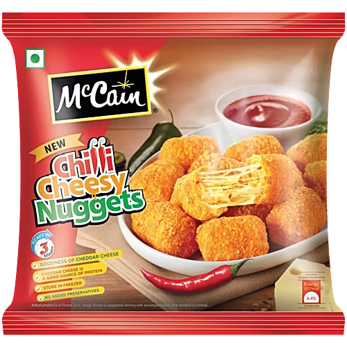 McCain Chilli Cheesy Nuggets Frozen- 400 g