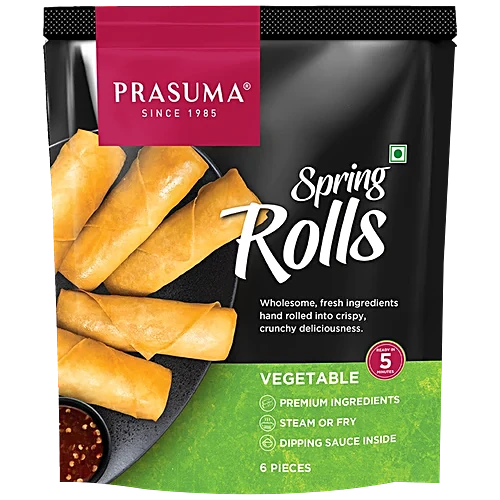 Prasuma Veg Spring Rolls- 6 pcs