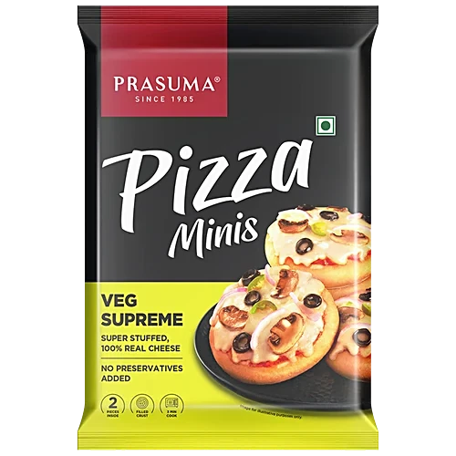 Prasuma Veg Supreme Pizza Minis Frozen