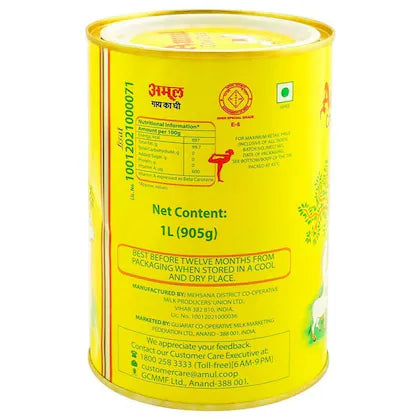 Amul Cow Ghee 1 L Tin