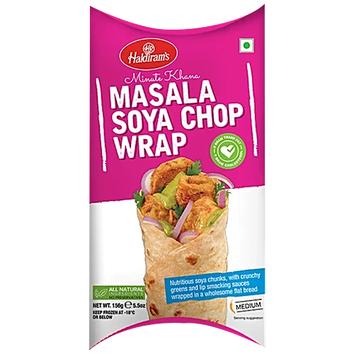 Haldiram's Frozen Wrap Soya Masala Chop