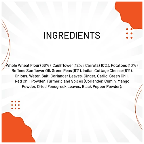 Haldiram's Frozen Mix Veg Paratha