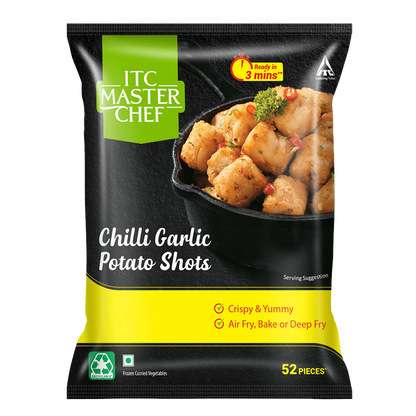ITC Master Chef Chilli Garlic Potato Shots Frozen