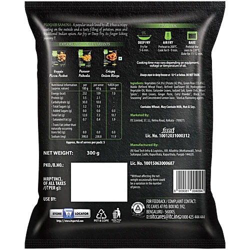 ITC Master Chef Punjabi Samosa Frozen
