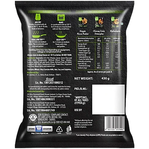 ITC Master Chef Veg Burger Patty Frozen