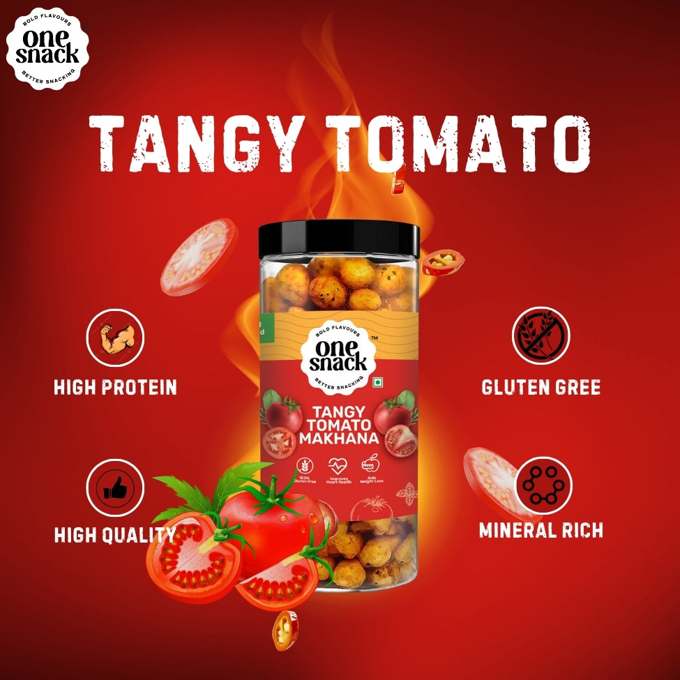 Tangy Tomato Makhana (Foxnut)- OneSnack